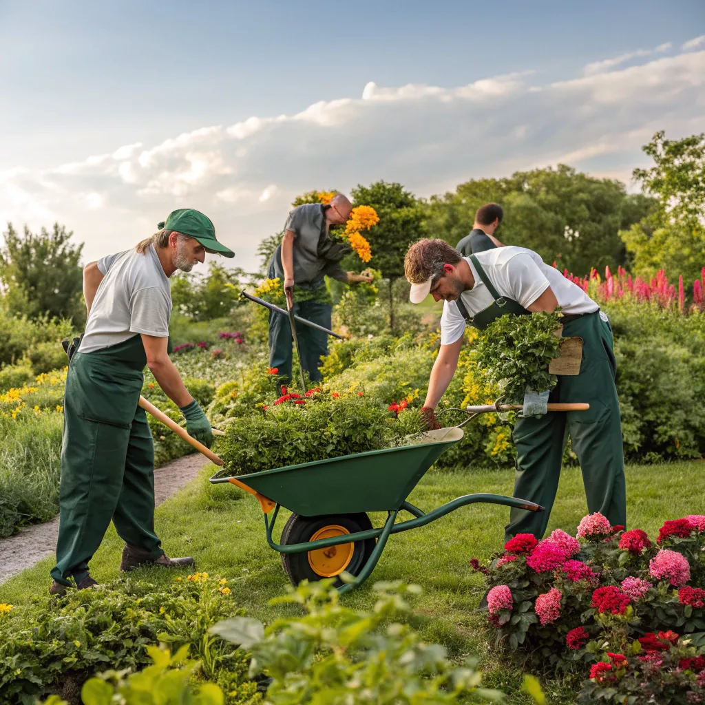 Our dedicated gardener team